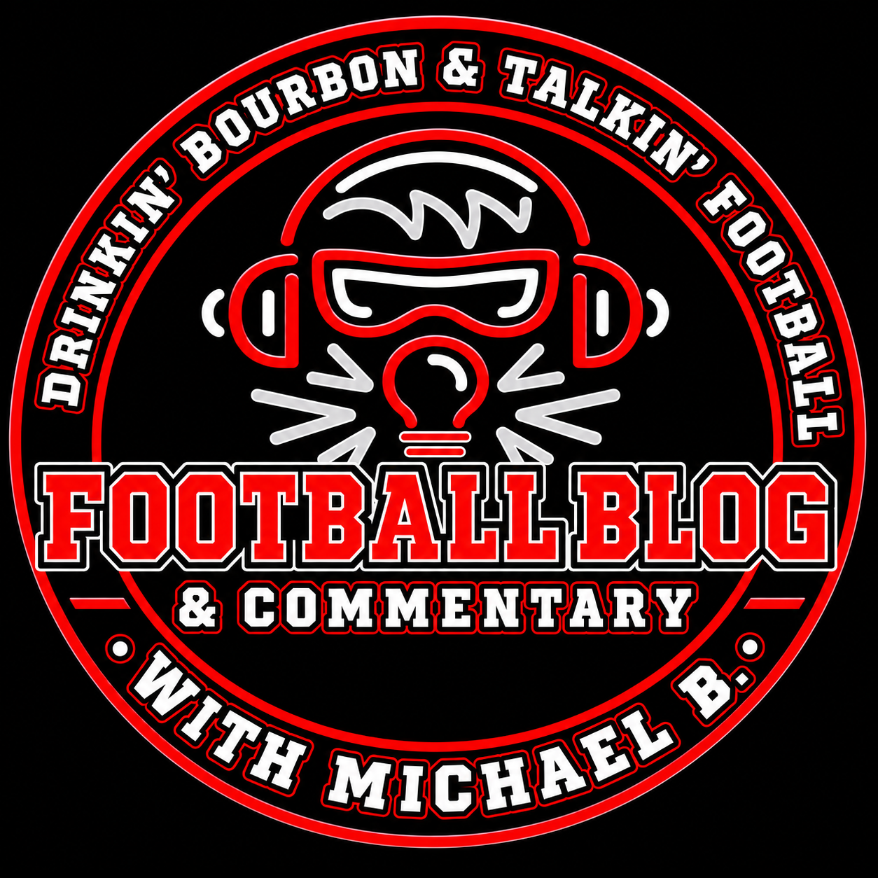 DRINKIN' BOURBON & TALKIN' FOOTBALL BLOG & COMMENTARY Logo